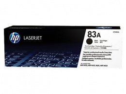 CF283A Lézertoner LaserJet Pro M125, M126, M127, M128 nyomtatókhoz, HP 83A, fekete, 1,5k